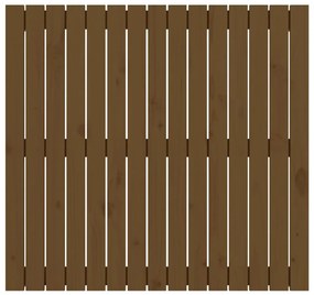 vidaXL Κεφαλάρι Τοίχου Μελί 95,5x3x90 εκ. από Μασίφ Ξύλο Πεύκου