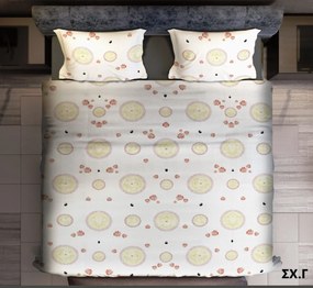 Ariete Casa Σετ Σεντόνια Μονά 160x240 Microfiber - DISON Εκρού