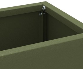 vidaXL Βάση Ομπρελών Ελιά Μέταλλο Μεσαία Ορθογώνια Μοντέρνα