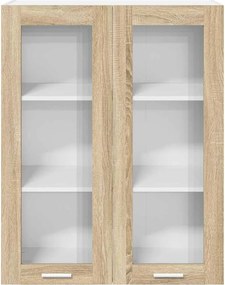 vidaXL Κρεμαστό ντουλάπι με αποθήκευση Δρύς Sonoma 80 x 31 x 100 εκ.
