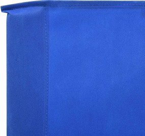 vidaXL Προστατευτικό Αέρα με 9 Πάνελ Αζούρ Μπλε 1200x80 εκ. Υφασμάτινο