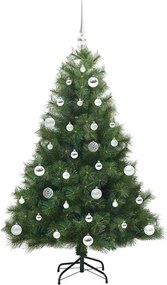 vidaXL Τεχνητό Χριστουγεννιάτικο Δέντρο Πράσινο 150 cm ΠΕ και PVC