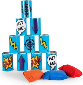 Παιχνίδι Στόχου Bs Toys Τενεκεδάκια Μπλε