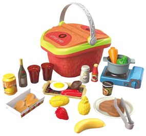 Παιχνίδι Ρόλων-Βαλιτσάκι Πικ Νικ (23x18x20) Luna Toys Κόκκινο