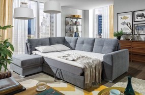 Γωνιακός καναπές Parma-Αριστερή-Gkri Skouro