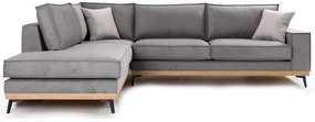 Γωνιακός καναπές Coli, 290x235x95cm, Γκρι - Αριστερή Γωνία - PL2653