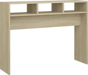vidaXL Τραπεζάκι Κονσόλα Sonoma Δρυς 105 x 30 x 80 εκ. από Επεξ. Ξύλο