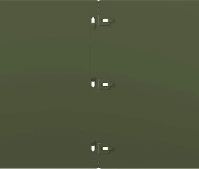 vidaXL Περιφράξεις γκαζόν 20 τεμάχια Ελαιοπράσινο 25x103 cm