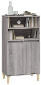 vidaXL Ντουλάπι Γκρι Sonoma 60 x 36 x 110 εκ. από Επεξεργασμένο Ξύλο