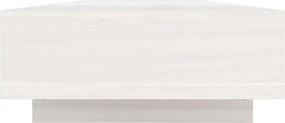 vidaXL Βάση Οθόνης Λευκή 100x27x14 εκ. από Μασίφ Ξύλο Πεύκου