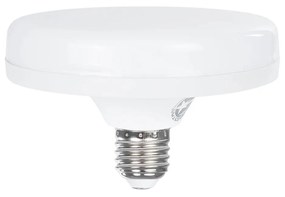 GloboStar® 60071 Λάμπα LED E27 UFO F120 22W 230V 2068lm 180° IP20 Θερμό Λευκό 2700k - Μ12 x Π12 x Υ7.5cm - 3 Χρόνια Εγγύηση