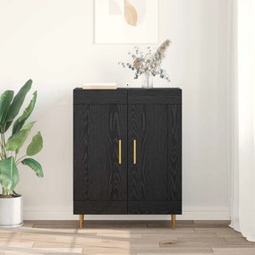 vidaXL Πλαϊνό γραφείο Μαύρη Οξυά 69,5 x 34 x 90 εκ.