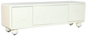 Τηλεόραση DKD Home Decor Λευκό Ξύλο MDF 160 x 37 x 50 cm