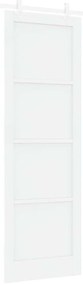 vidaXL Συρόμενη Πόρτα Λευκό 78 x 232 cm