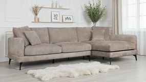 Maggie L-Shape Sofa Right Beige