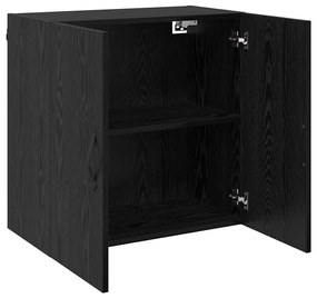 vidaXL Τοίχου Ντουλάπα Μαύρη Οξυά 60 x 31 x 60 εκ. Επεξεργασμένο ξύλο