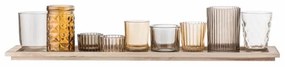 Βάσεις Ρεσώ Σετ 10τμχ 27404487 56x10 Brown Bloomingville Ξύλο,Γυαλί