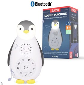 Πιγκουίνος με ασύρματο ηχείο Bluetooth + φωτάκι νυκτός  Zoe Grey  ZA-ZOE-01 Zazu