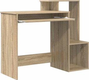 vidaXL Γραφείο Δρύς Sonoma 106 x 41 x 88.5 εκ. Επεξεργασμένο ξύλο