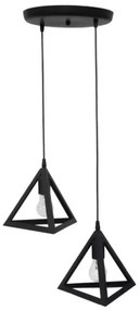 Κρεμαστό Φωτιστικό Οροφής GIZA Μαύρο 34-0334 Heronia Lighting-34-0334-Μαύρο 34-0334