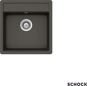 Schock Manhattan 30050 - Νεροχύτης Κουζίνας Γρανίτη 49x51 - Asphalt