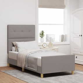 vidaXL Κρεβάτι Ταπέ 100x200 εκ. Υφασμάτινο