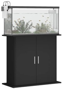 vidaXL Βάση Ενυδρείου Μαύρη 81 x 36 x 73 εκ. από Επεξεργασμένο Ξύλο