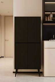 Ντουλάπι Κουζίνας Μαύρο CLOPO 69x32x20