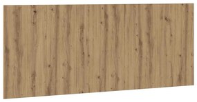 vidaXL Κεφαλάρι Κρεβατιού Δρυς τεχνίτης 200x1,5x80 εκ