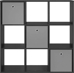 vidaXL Πλαϊνό γραφείο Μαύρη Οξυά 102 x 31 x 99,5 εκ.