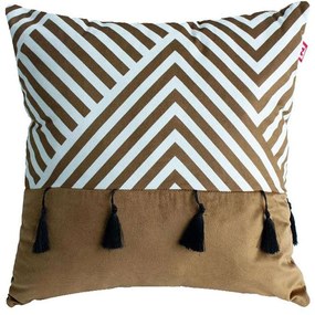 Μαξιλάρι Διακοσμητικό (Με Γέμιση) 373-123-776 Multi-Brown 45X45 Fabric