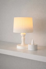Stewehome Διακοσμητικό φωτιστικό LED κερί Λευκό