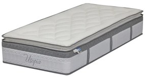 Στρώμα Utopia pocket spring με ανώστρωμα 30-32cm 90x190εκ Υλικό: POCKET SPRING   FOAM 100-000056