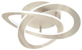 Eglo Rolimare Μοντέρνα Πλαστική Πλαφονιέρα Οροφής με Ενσωματωμένο LED σε Γκρι χρώμα 42cm 900419