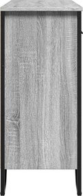 vidaXL Ντουλάπι Γκρι Sonoma 97x32,5x74,5 εκ. από Επεξεργασμένο Ξύλο