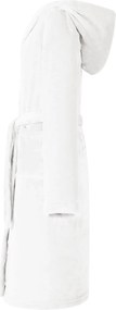 vidaXL Φόρμα Μπάνιου Με Κουκούλα Λευκό xl Φανέλα