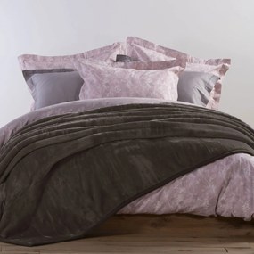 Κουβέρτα Βελουτέ Υπέρδιπλη (220x240) Nef-Nef Homeware Loft 22 D.Grey-1110