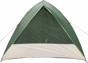 vidaXL Σκηνή Camping 4 ατόμων Αδιάβροχο Πράσινο ταφτάς