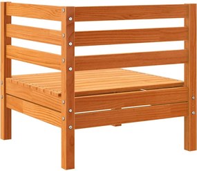 vidaXL Corner Sofa 2 τμχ. Solid Pine Wood Κερί Παλαίωσης Single Unit