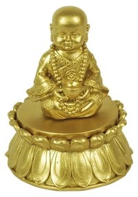 Αγαλματίδια και Signes Grimalt  Βούδας Με Το Χρυσό Κουτί