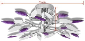 Φωτιστικό Οροφής με Βραχίονες - Φύλλα