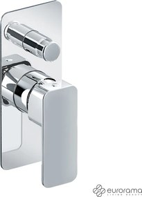 Eurorama Quadra 144030SL Chrome - Μικτης εντοιχισμού 2 εξόδων