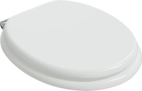 vidaXL Λεκάνη Λευκό 44 x 38 εκ. Πίνακας MDF