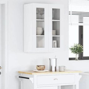 vidaXL Κρεμαστό ντουλάπι Λευκό 60 x 31 x 80 εκ. Επεξεργασμένο ξύλο
