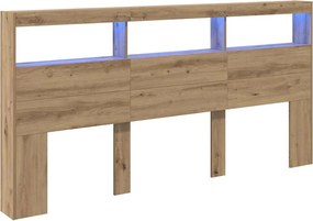 vidaXL Κεφαλάρι Artisan Oak Επεξεργασμένο ξύλο