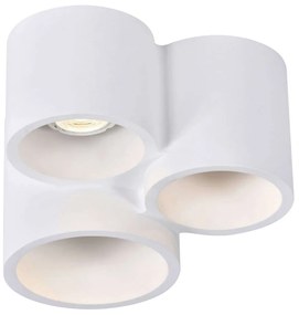 Φωτιστικό Οροφής - Σποτ Phenix 4277400 20x14cm 3xGU10 35W White Viokef