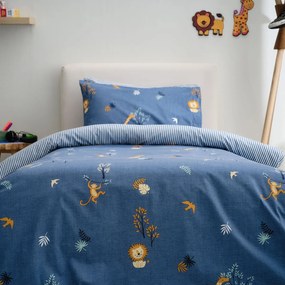Σεντόνια Μονά (Σετ) Vesta Kids Max Μπλε ΜΕ ΛΑΣΤΙΧΟ 100x200+25