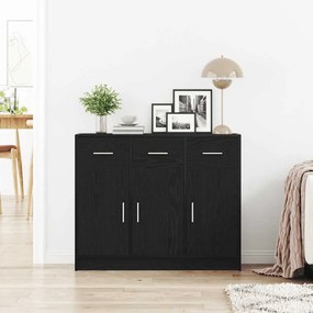 vidaXL Μπουφές από Μαύρη Δρυς 91 x 28 x 75 εκ. από Τεχνητό Ξύλο