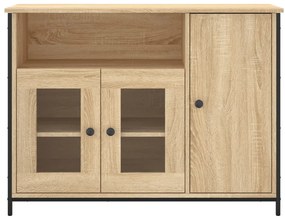 vidaXL Ντουλάπι Sonoma Δρυς 100 x 35 x 75 εκ. από Επεξεργασμένο Ξύλο
