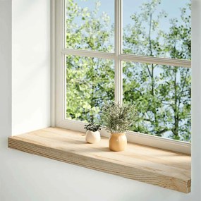 vidaXL Περβάζια παραθύρων 2 τεμ. 90x25x2 εκ. Ακατέργαστο Μασίφ Δρυός